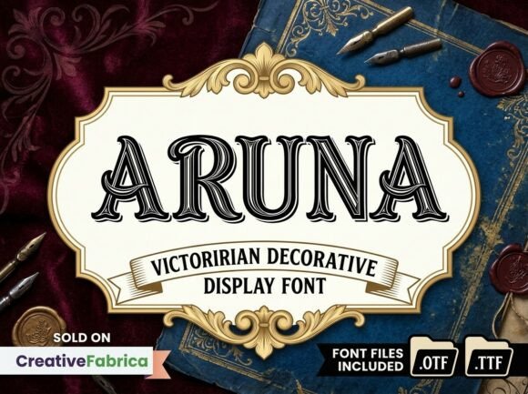 Aruna: Command Attention with Vintage Serif Style