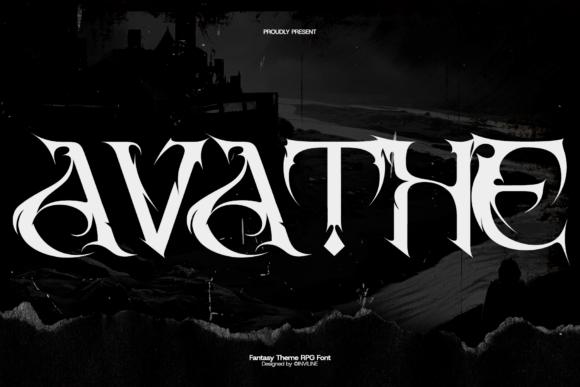Avathe: A Bold Gothic Display Typeface for Epic Designs