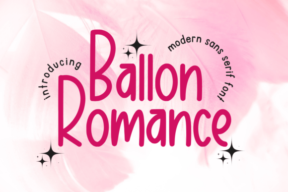 Ballon Romance: A Friendly Handwritten Font for Creative Projects