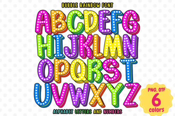 Bring Joyful Color to Your Designs with Bubble Rainbow