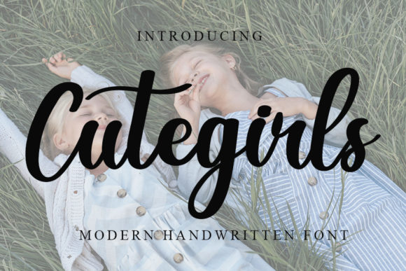 Cute Girls: A Sweet Handwritten Font for Modern Designs