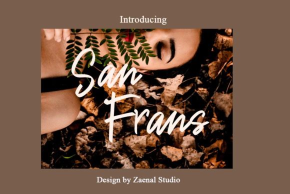 Discover the Charming San Frans Handwritten Font for Your Designs