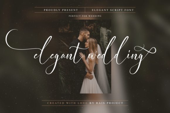 Elegant Wedding: A Script Font for Refined Design