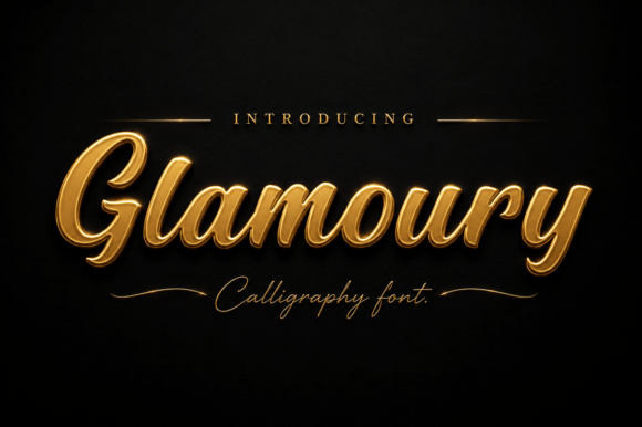 Glamoury: The Font for Sophisticated Design
