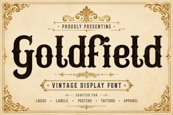 Goldfield: A Vintage-Retro Serif with Western Charm