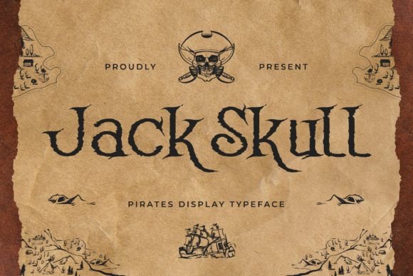Jack Skull: The Pirate Fantasy Font for Adventure Designs