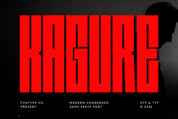 Kagure: A Bold Sans Serif for Impactful Design
