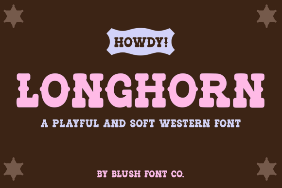 Longhorn Western: A Bold Vintage Font for Creative Projects