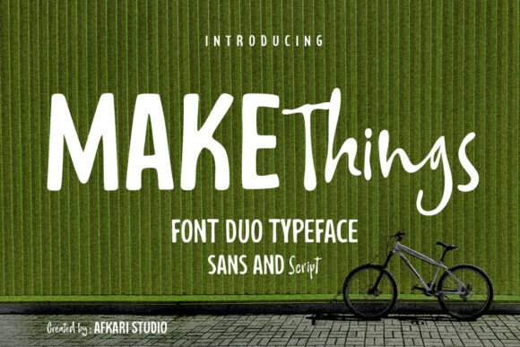 Make Things: A Font Duo for Modern Design