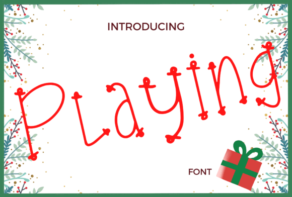 Playing: A Joyful Handwritten Font for Creative Projects