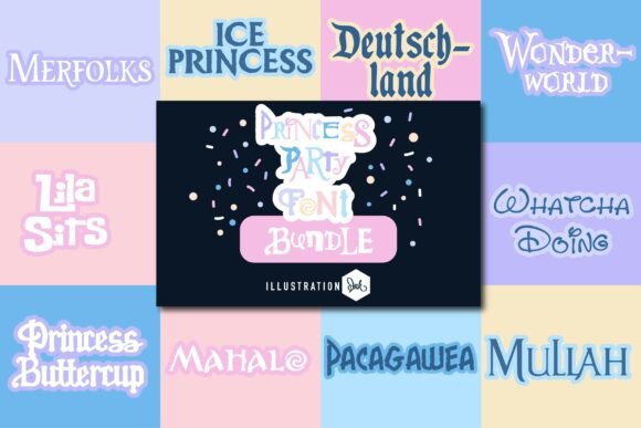 Princess Party: Enchanting & Whimsical Font Bundle