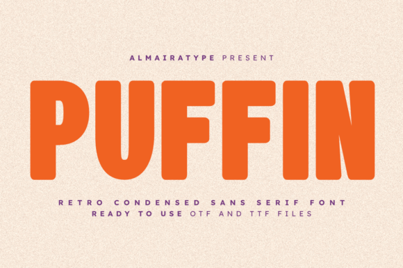 Puffin: A Bold Retro Typeface for Modern Design