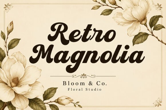 Retro Magnolia: A Font of Timeless Elegance