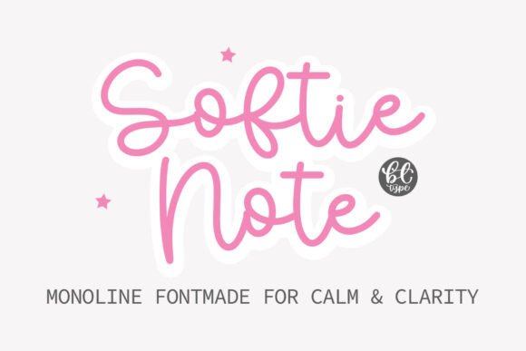Softie Note: A Sweet and Playful Handwritten Typeface