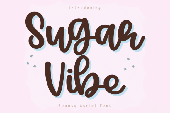 Sugar Vibe: A Sweet, Bouncy Script Font for Modern Design
