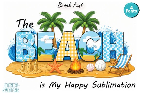 The Beach: Your Perfect Summer Design Font