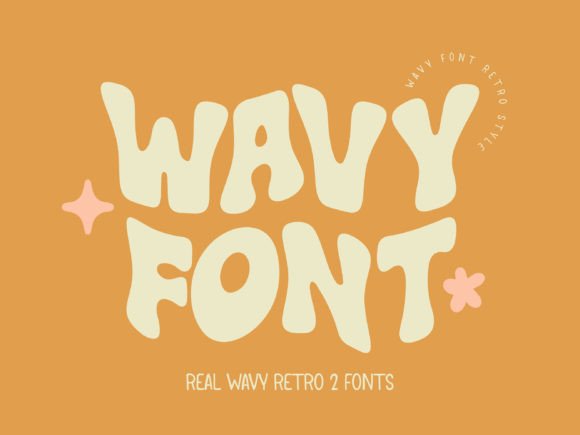 Wavy Retro: A Groovy Typeface for Nostalgic Designs